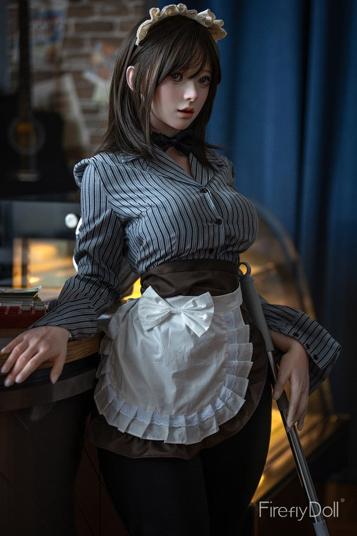 C001 Liuli: 159cm E-cup Hamburger Restaurant Silicone Sex Doll