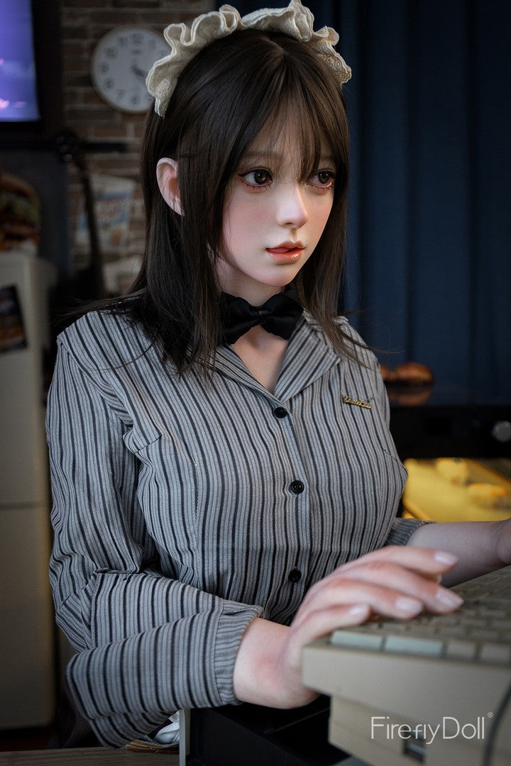 C001 Liuli: 159cm E-cup Hamburger Restaurant Silicone Sex Doll