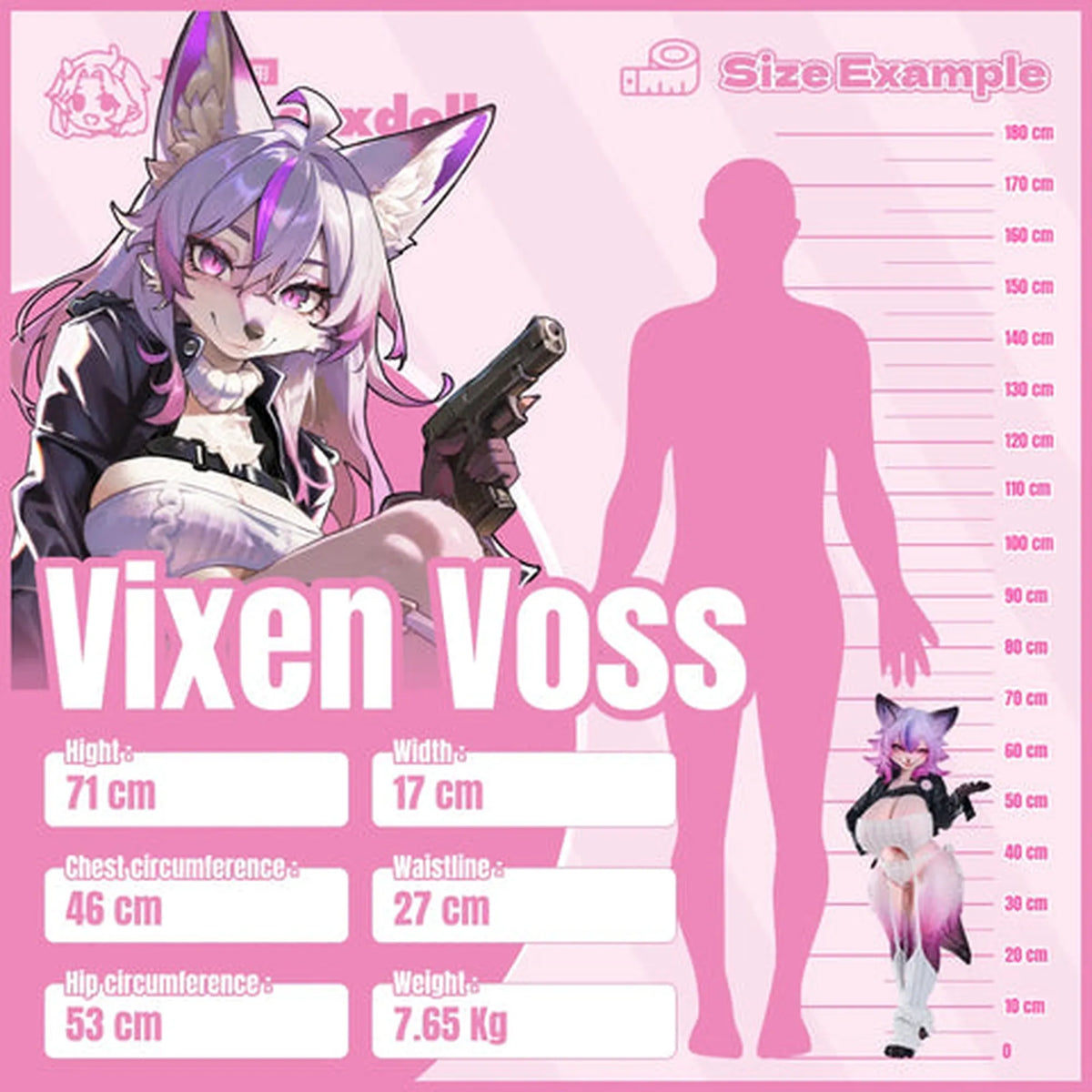 Vixen Voss : Fox Furry Sex Doll [Taboo Exhibition Models]