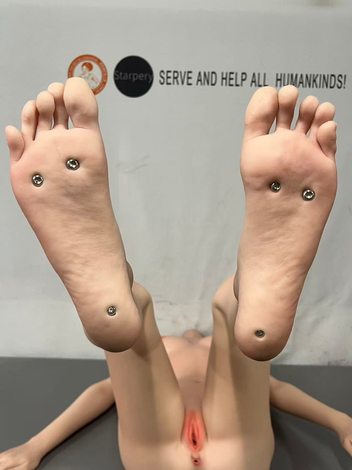 Wayne: Starpery White Sex Doll EU-WN165T (Silikonkopf) (Versandbereit EU) Eine ÜBRIG