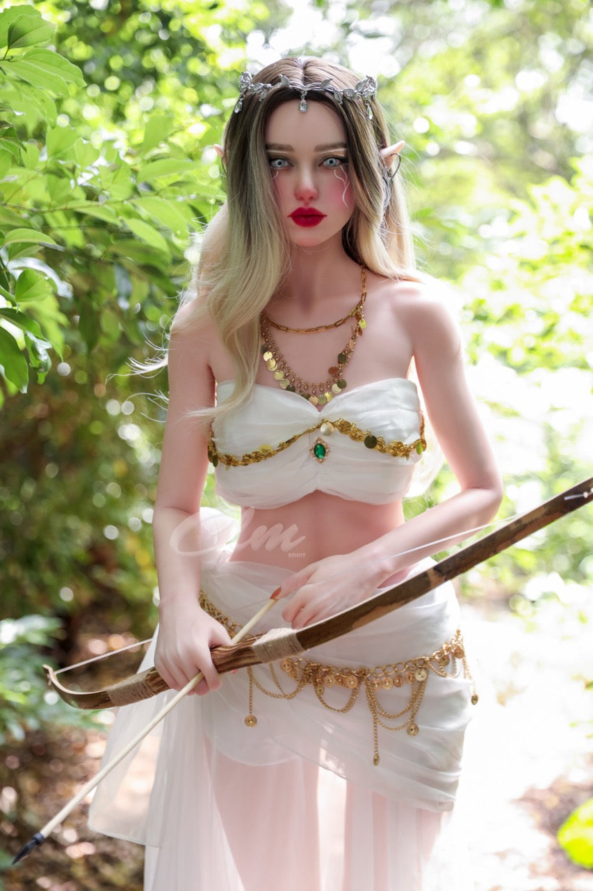 Athena (Vollsilikon): Weiße Climax Doll Sexpuppe