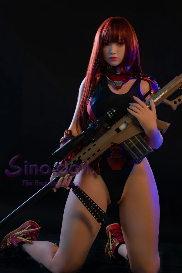 Linqiu: 167cm K-Cup Gun Girl Big Boobs Sex Doll-Soft Max Series