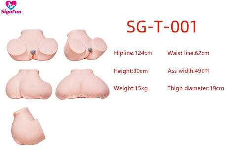 SG-T-001 Vanessa: 30cm Lifelike TPE Sex Doll Torso-Sigafun