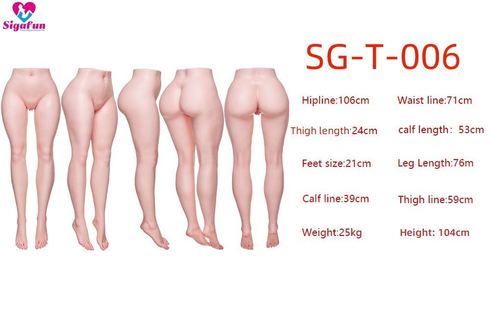 SG-T-006 Amelia : 104cm Realistic Silicone Sex Doll Torso-Sigafun