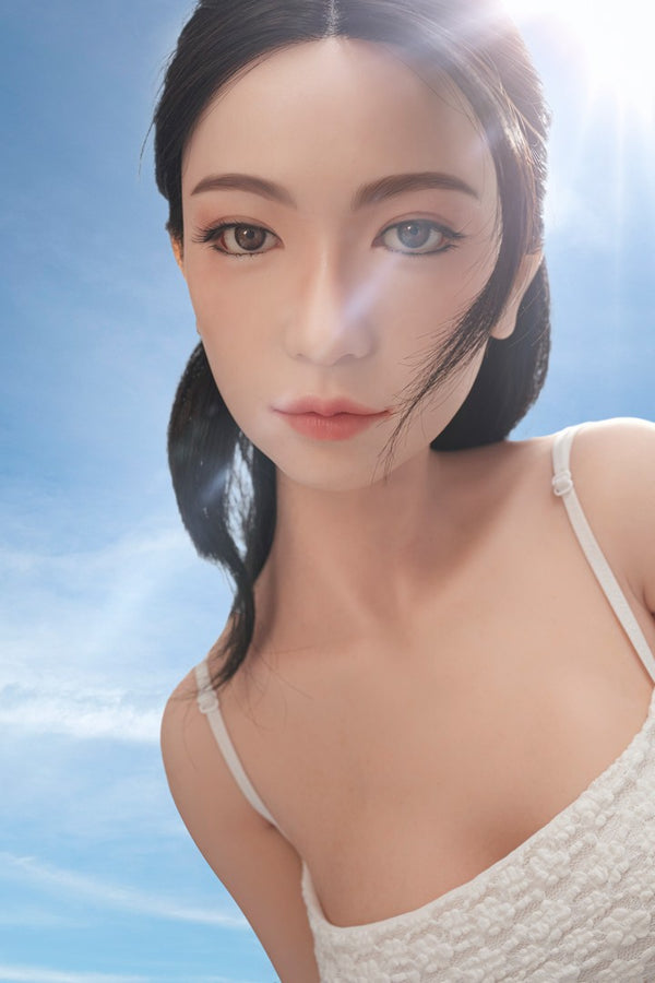 Mayu: 158cm E-Cup Flat Chested Silicone Sex Doll-Ultra Light Weight Design