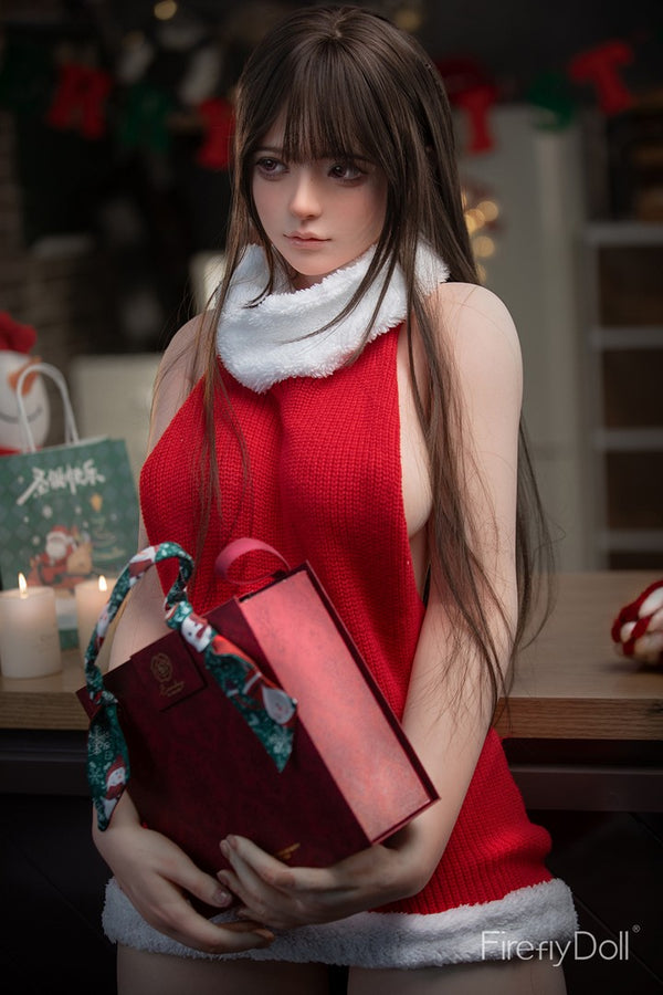 C001 Liuli: 159cm E-cup Christmas Silicone Sex Doll