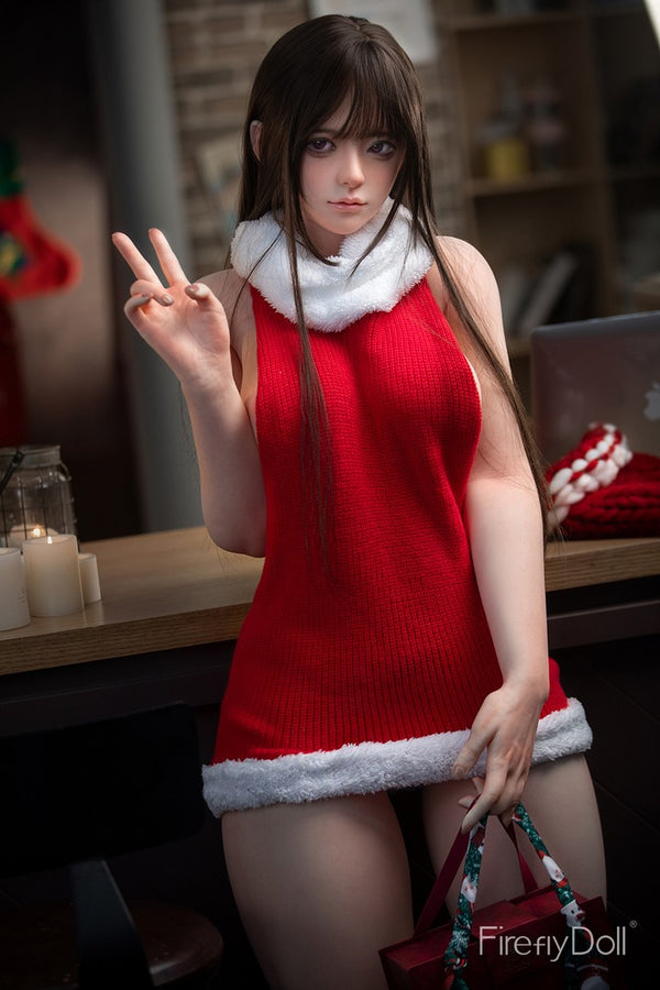 C001 Liuli: 159cm E-cup Christmas Silicone Sex Doll