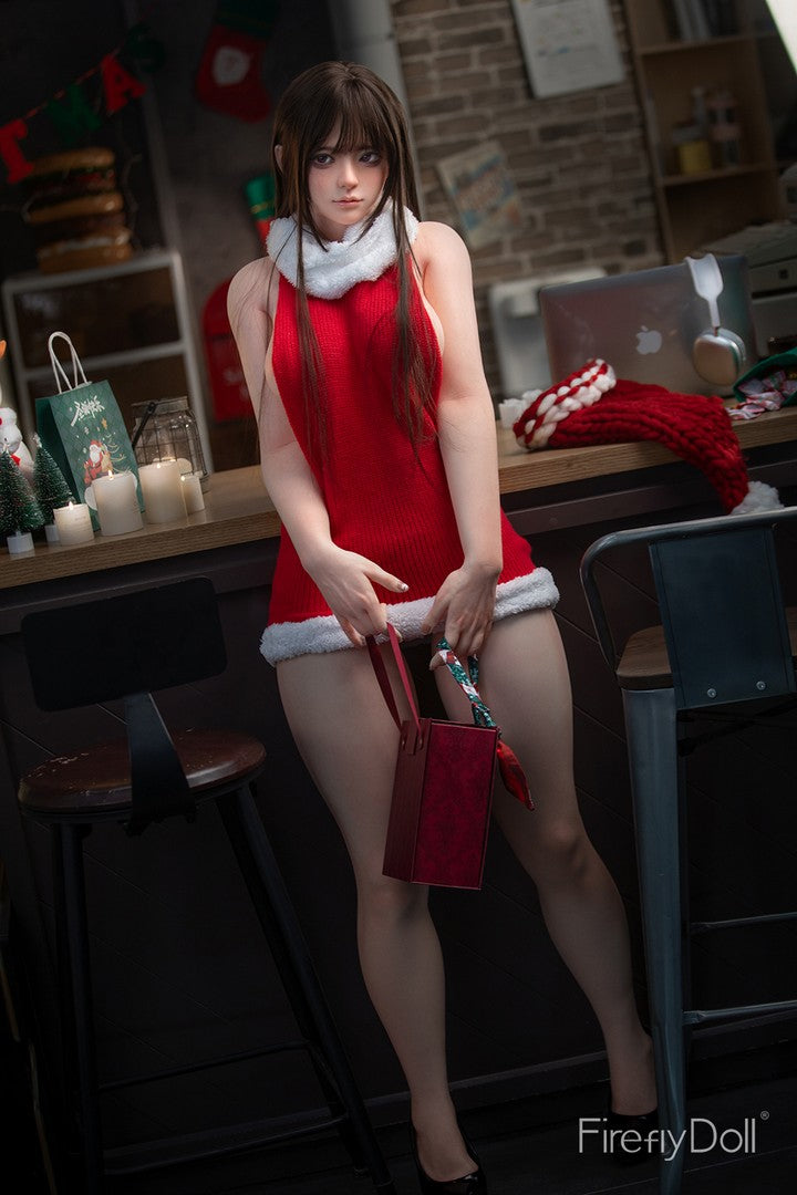 C001 Liuli: 159cm E-cup Christmas Silicone Sex Doll