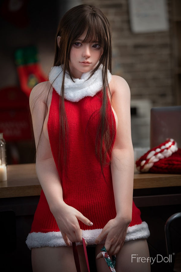 C001 Liuli: 159cm E-cup Christmas Silicone Sex Doll