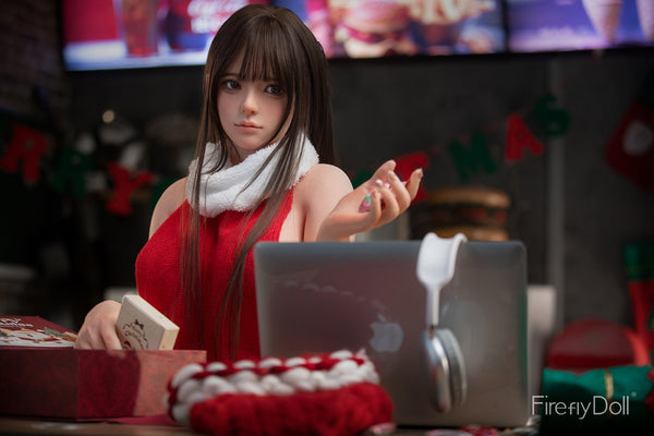 C001 Liuli: 159cm E-cup Christmas Silicone Sex Doll