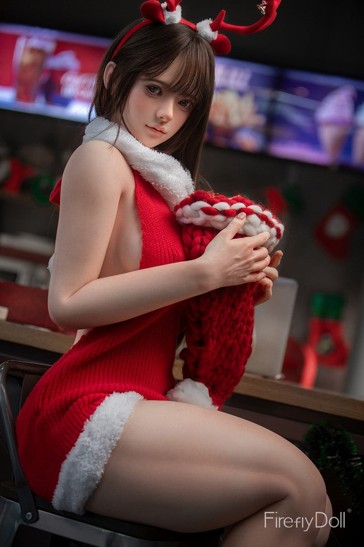 C001 Liuli: 159cm E-cup Christmas Silicone Sex Doll