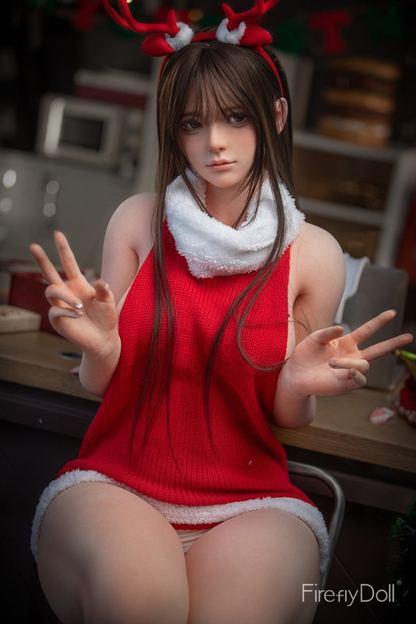 C001 Liuli: 159cm E-cup Christmas Silicone Sex Doll