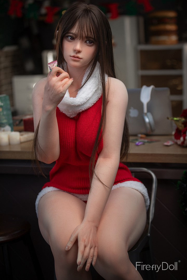 C001 Liuli: 159cm E-cup Christmas Silicone Sex Doll