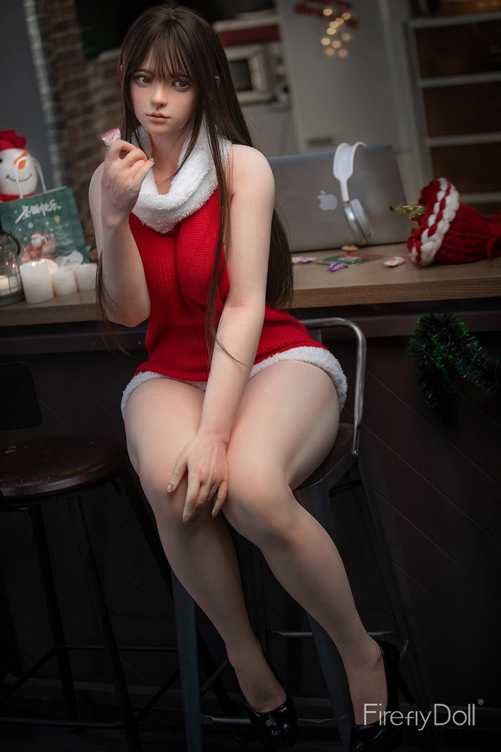 C001 Liuli: 159cm E-cup Christmas Silicone Sex Doll