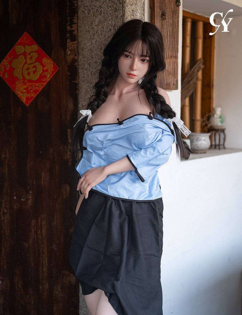 Wan: 167 cm D-Cup Realistische Sexpuppe-Set-14  Sex Doll Queen