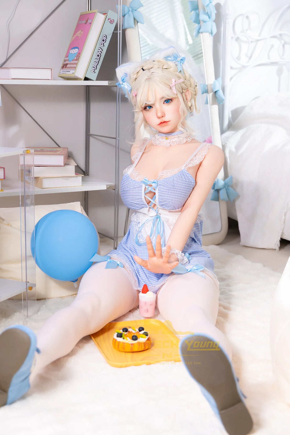 Zia: 154cm E-Cup Blue Fairy Cosplay Sex Doll | Young Series