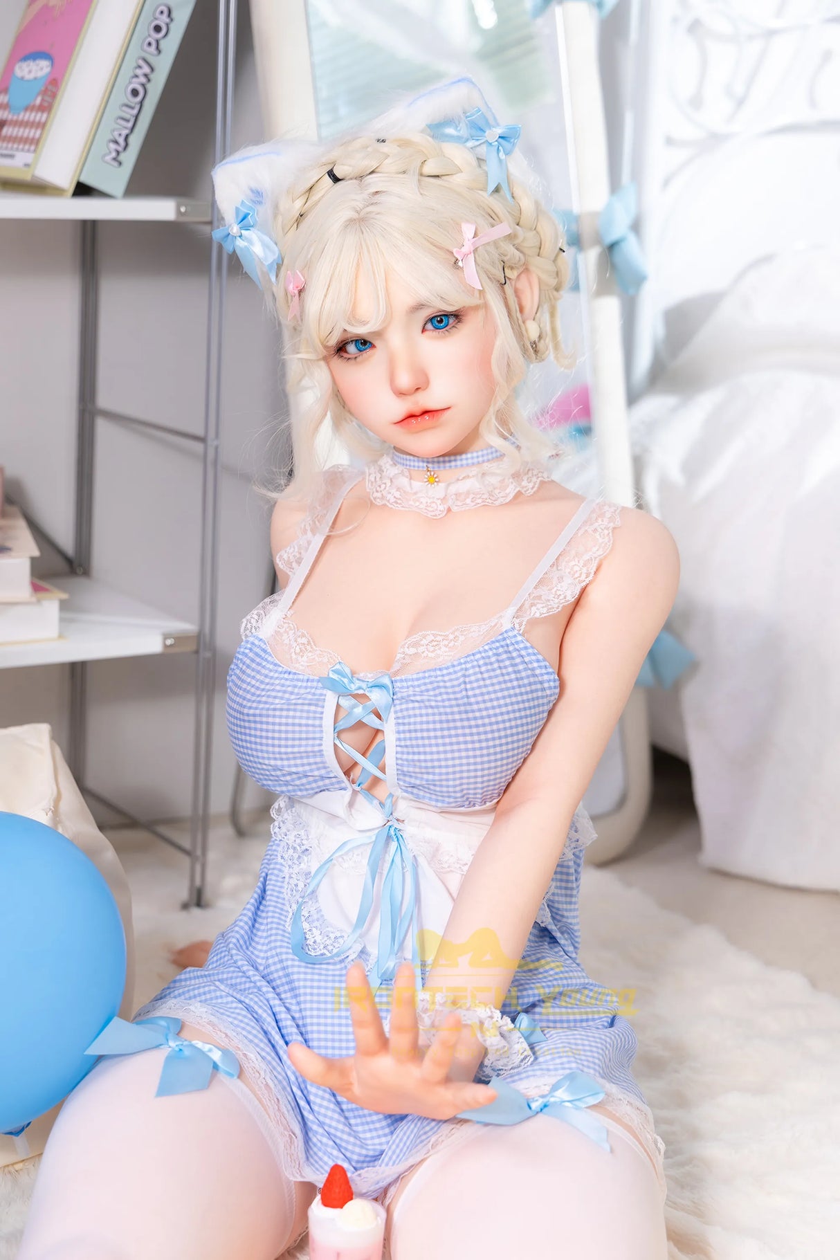 Zia: 154cm E-Cup Blue Fairy Cosplay Sex Doll | Young Series