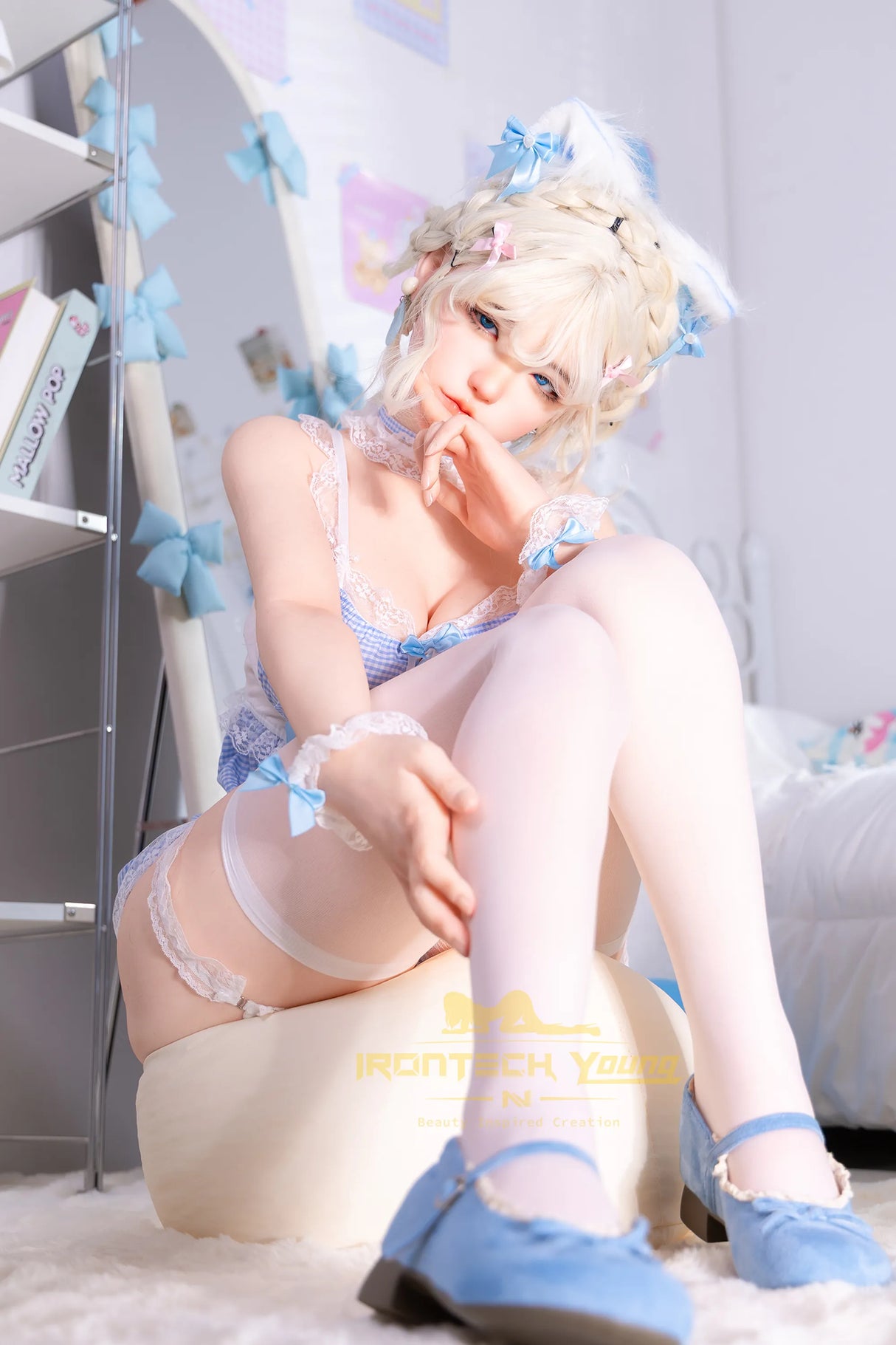 Zia: 154cm E-Cup Blue Fairy Cosplay Sex Doll | Young Series