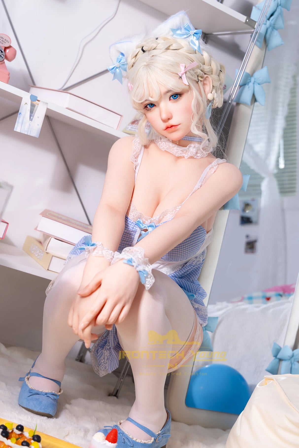 Zia: 154cm E-Cup Blue Fairy Cosplay Sex Doll | Young Series