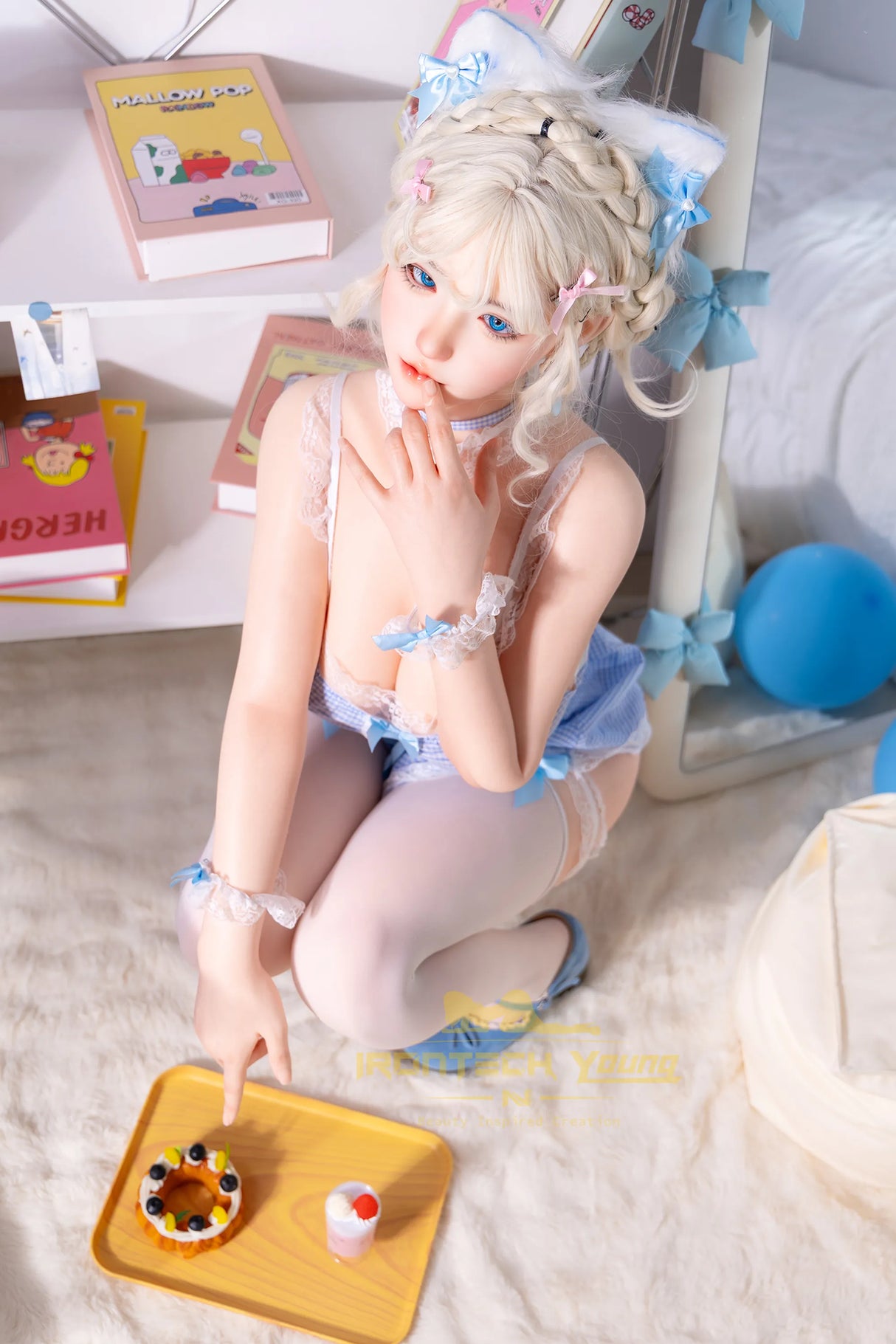 Zia: 154cm E-Cup Blue Fairy Cosplay Sex Doll | Young Series