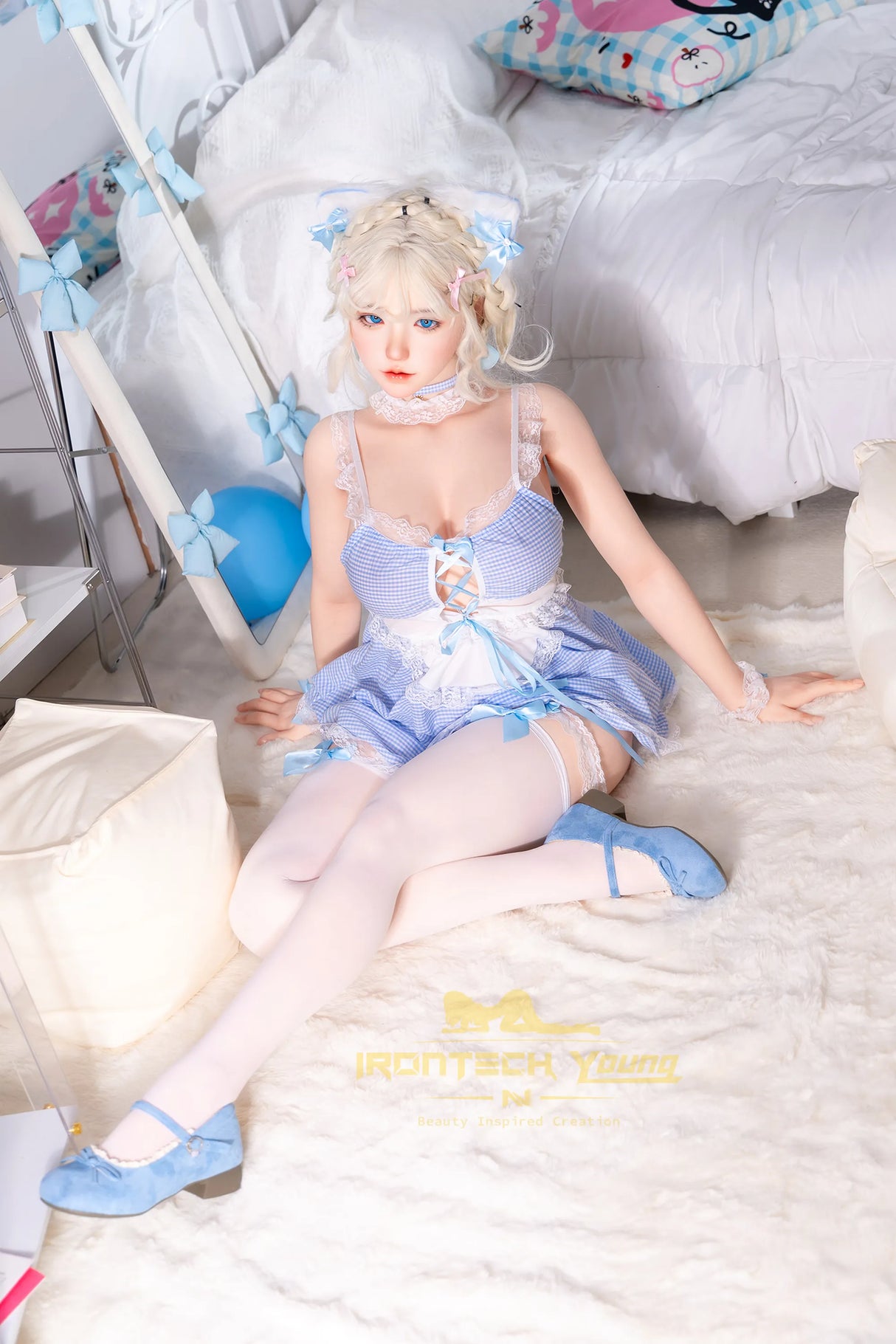 Zia: 154cm E-Cup Blue Fairy Cosplay Sex Doll | Young Series