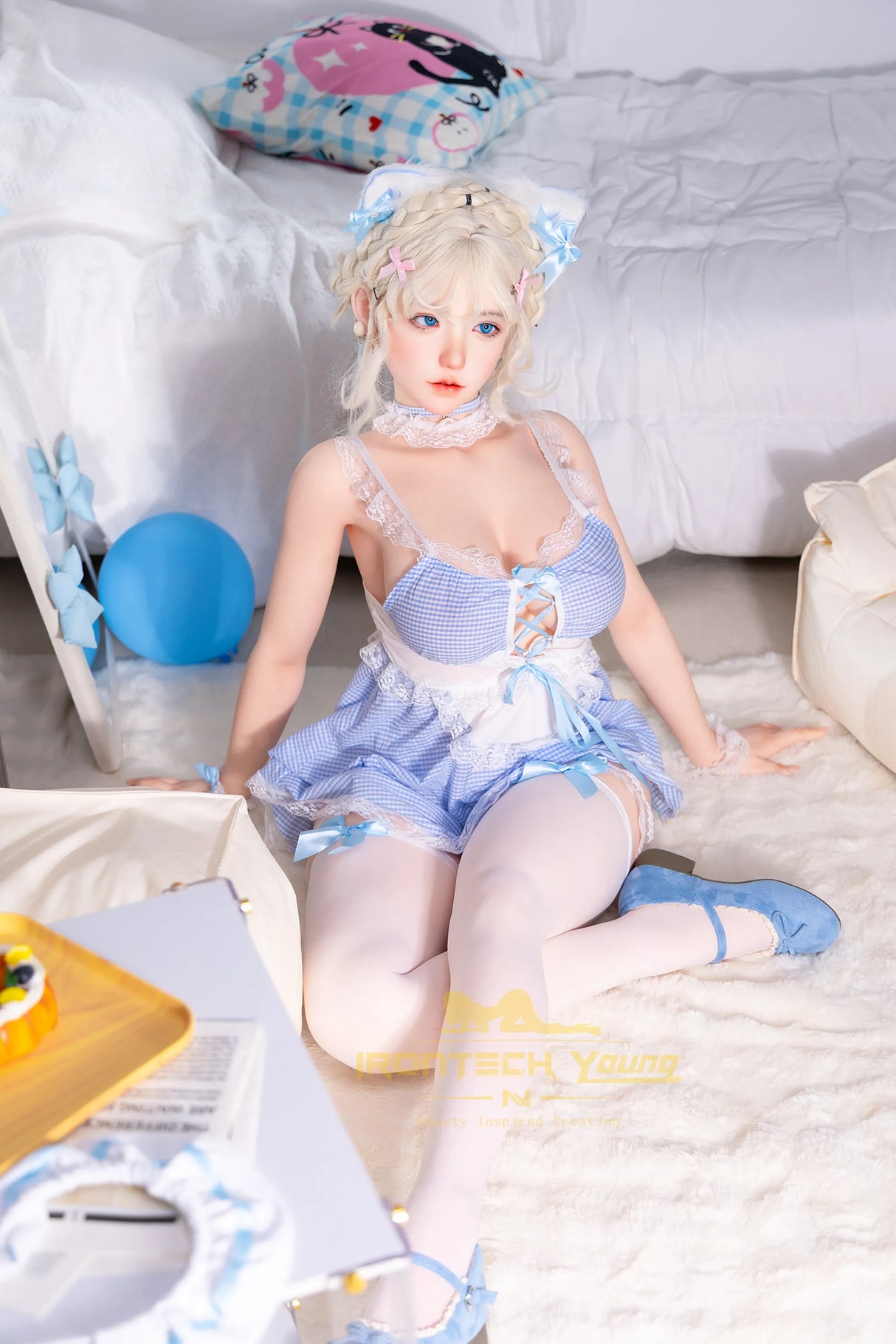 Zia: 154cm E-Cup Blue Fairy Cosplay Sex Doll | Young Series