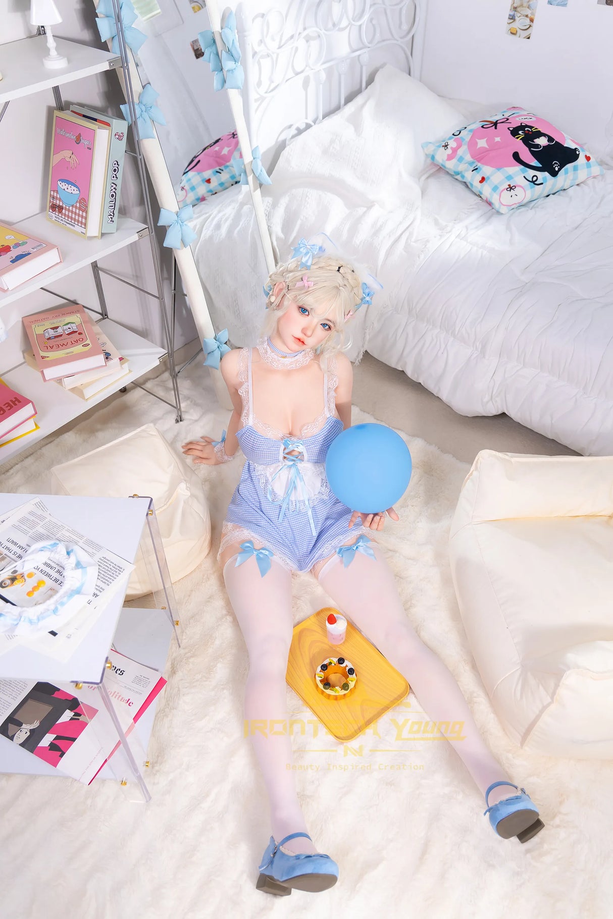 Zia: 154cm E-Cup Blue Fairy Cosplay Sex Doll | Young Series