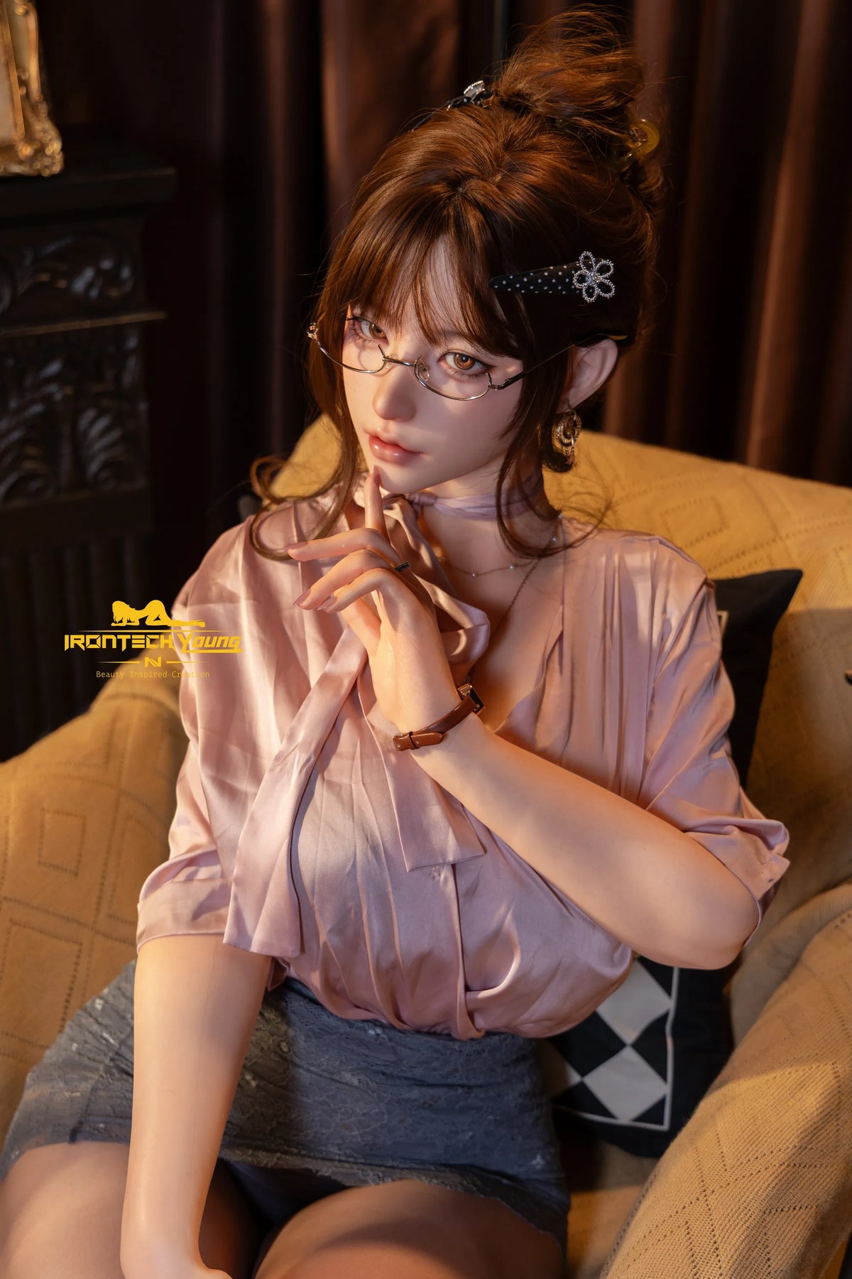 N03 Sia: 165cm F-Cup Graceful Secretary Premium Sex Doll | Young Series