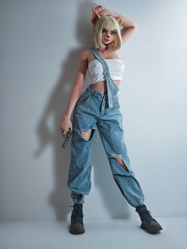 Zana Fox: 165cm Furry Silicone Sex Doll-Elsababe Doll