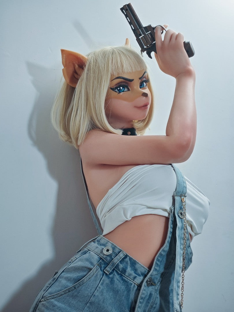 Zana Fox: 165cm Furry Silicone Sex Doll-Elsababe Doll