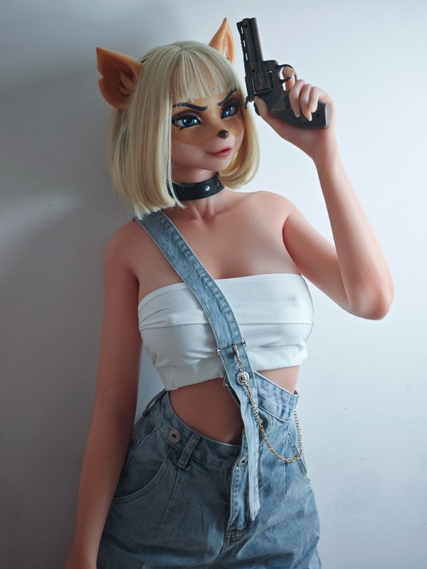 Zana Fox: 165cm Furry Silicone Sex Doll-Elsababe Doll