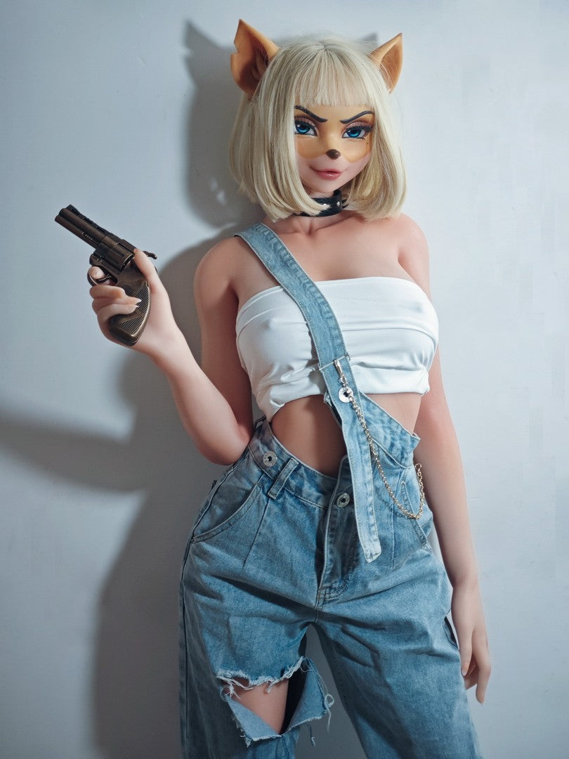 Zana Fox: 165cm Furry Silicone Sex Doll-Elsababe Doll