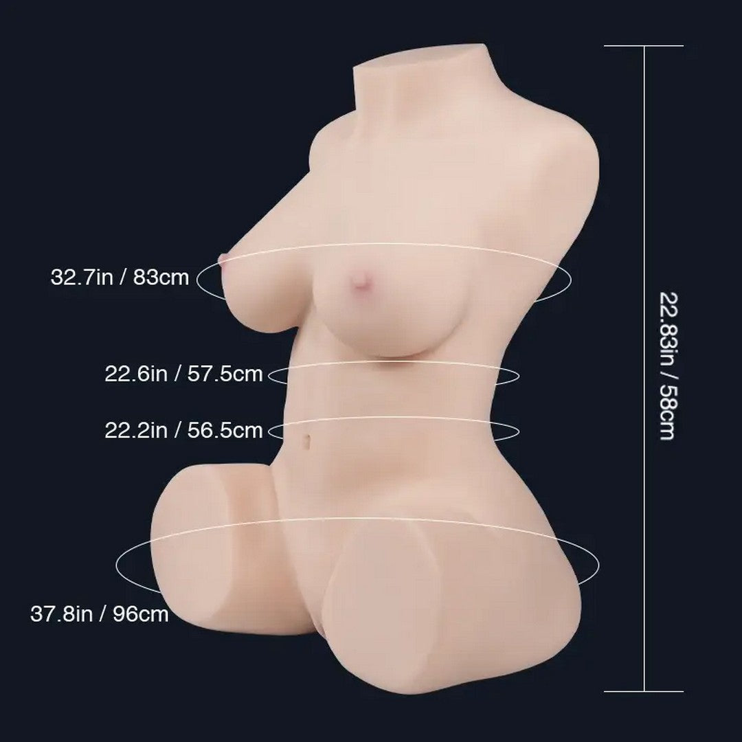 Candice 2.0 Fair: 58cm Real Tantaly Sex Doll Torso-[Canada & USA & EU Stock]
