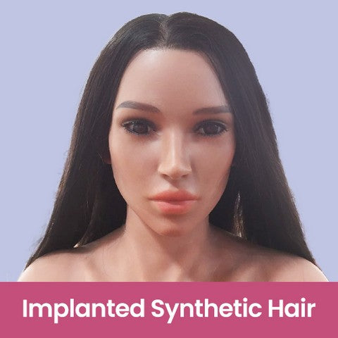 TOP-CYDOLL | Extra Head Implanted Synthetic Hair Upgrade (Not to Be Sold Without Sex Doll)
