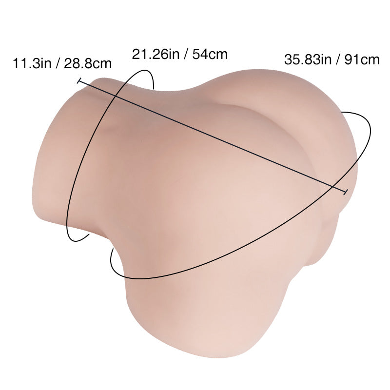 Mia Fair: Tantaly-Sexpuppe, Torso, wackeliger Hintern, herausnehmbare Vagina (Lieferung in 5–7 Tagen)