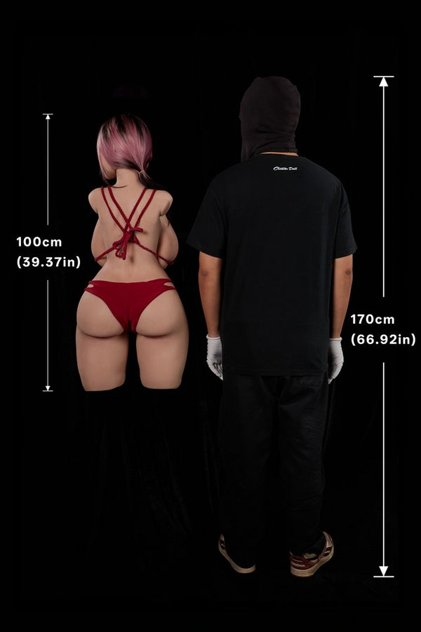 884# Rhea: Flat Chested Silicone Sex Doll-Ultra Light Weight Design
