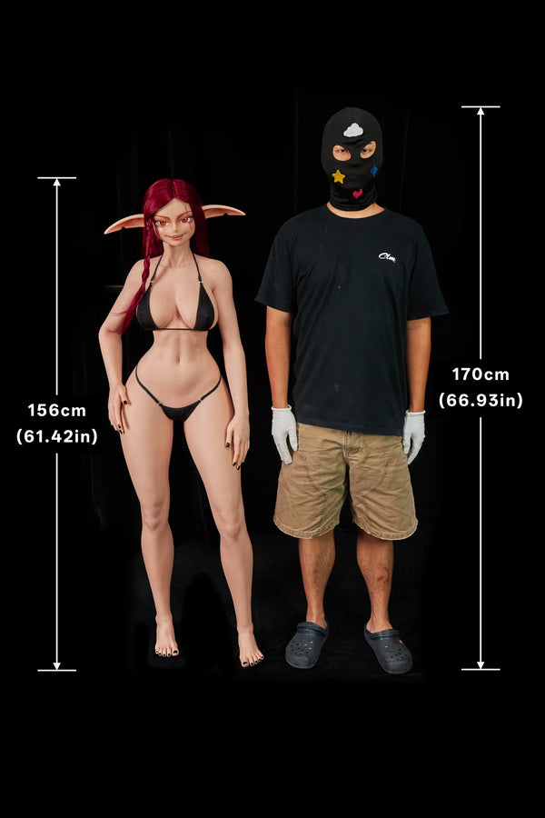 Bina: 156cm F-Cup Silicone Sex Doll-Ultra Light Weight Design