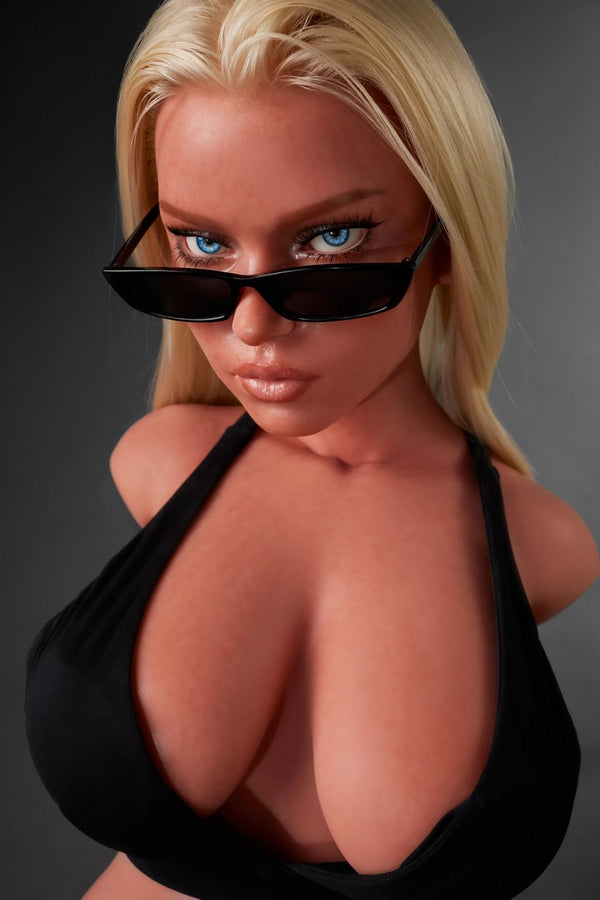 883# Fiorna: Flat Chested Silicone Sex Doll-Ultra Light Weight Design