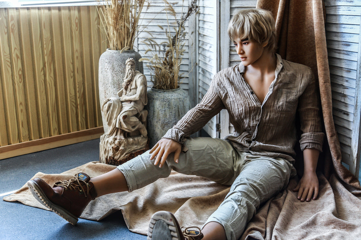 Tang (Blonde): Qita Doll Asian Male Sex Doll