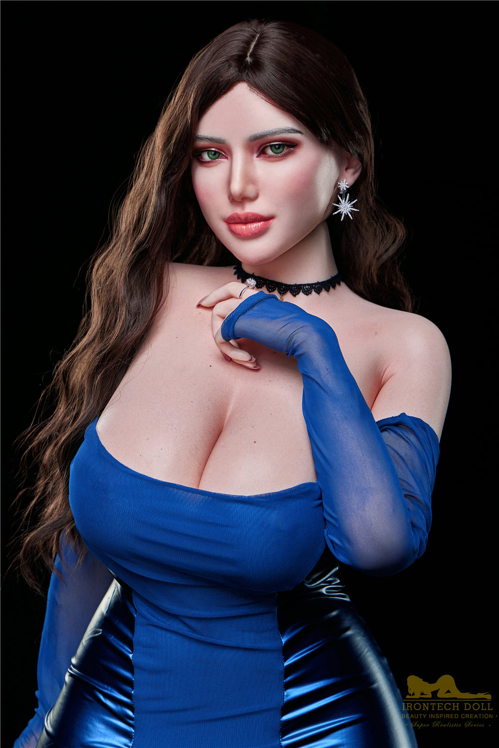 Celine S13: Weiße Sexpuppe von Irontech (vollständig aus Silikon)