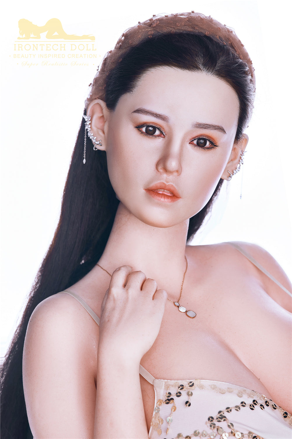 Angelia S2: Premium 162cm I-Cup Silicone Sex Doll-Irontech Doll