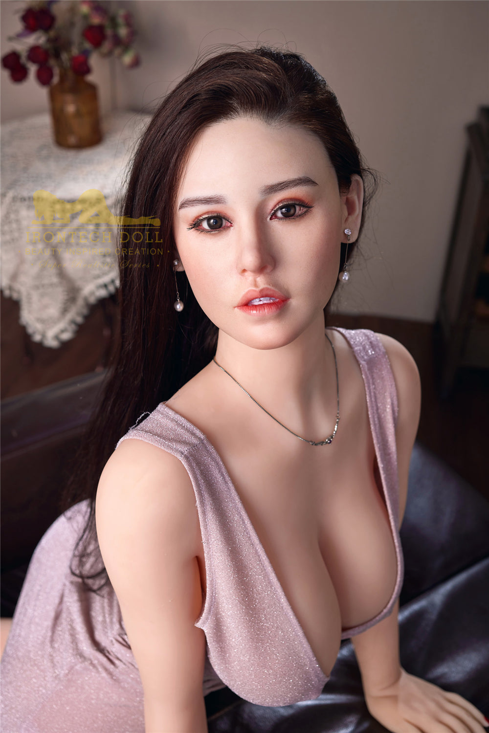 Angelia: Irontech Asian Sex Doll (Silicone Head)