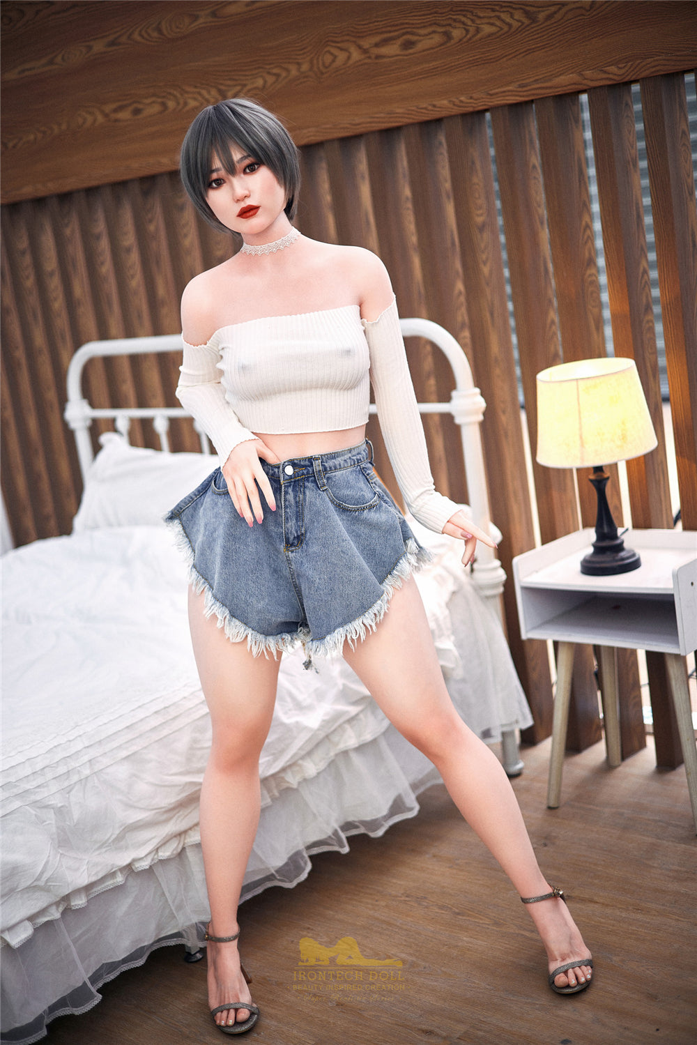 Misa S10: Premium 152cm A-Cup Silicone Sex Doll-Irontech Doll