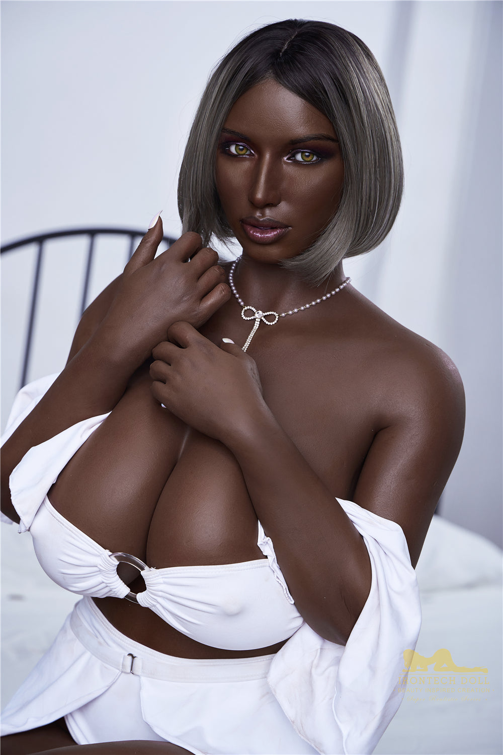 Zara: Irontech Black Sex Doll（Full Silicone）