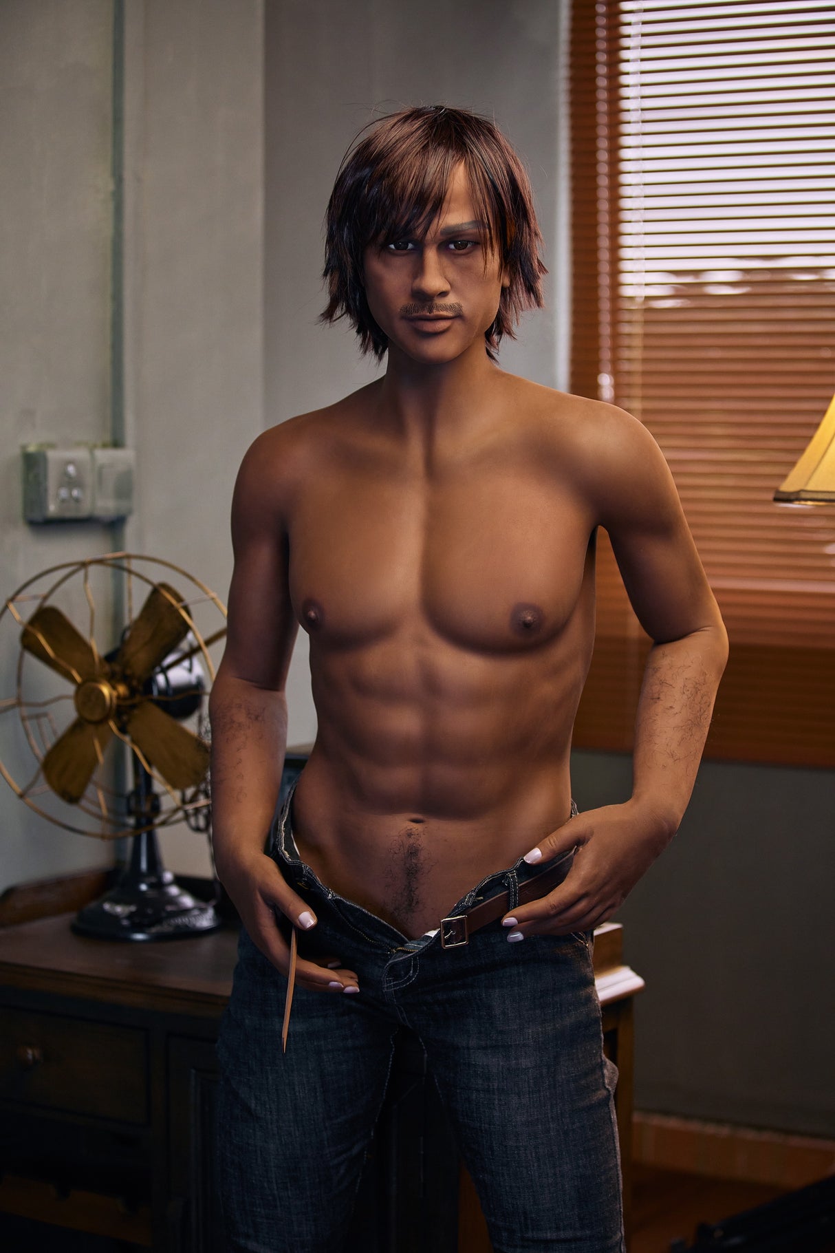 Charles Black: Irontech Male Sex Doll