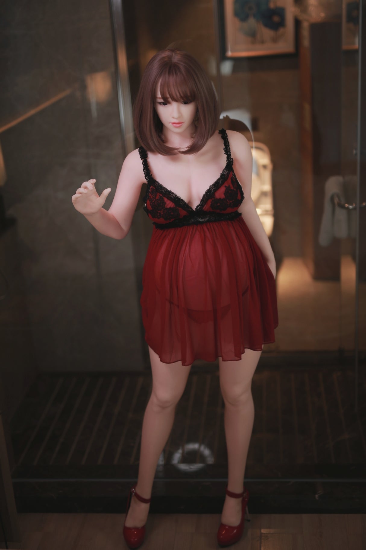 Yaxi: JYDoll Pregnant Asian Sex Doll