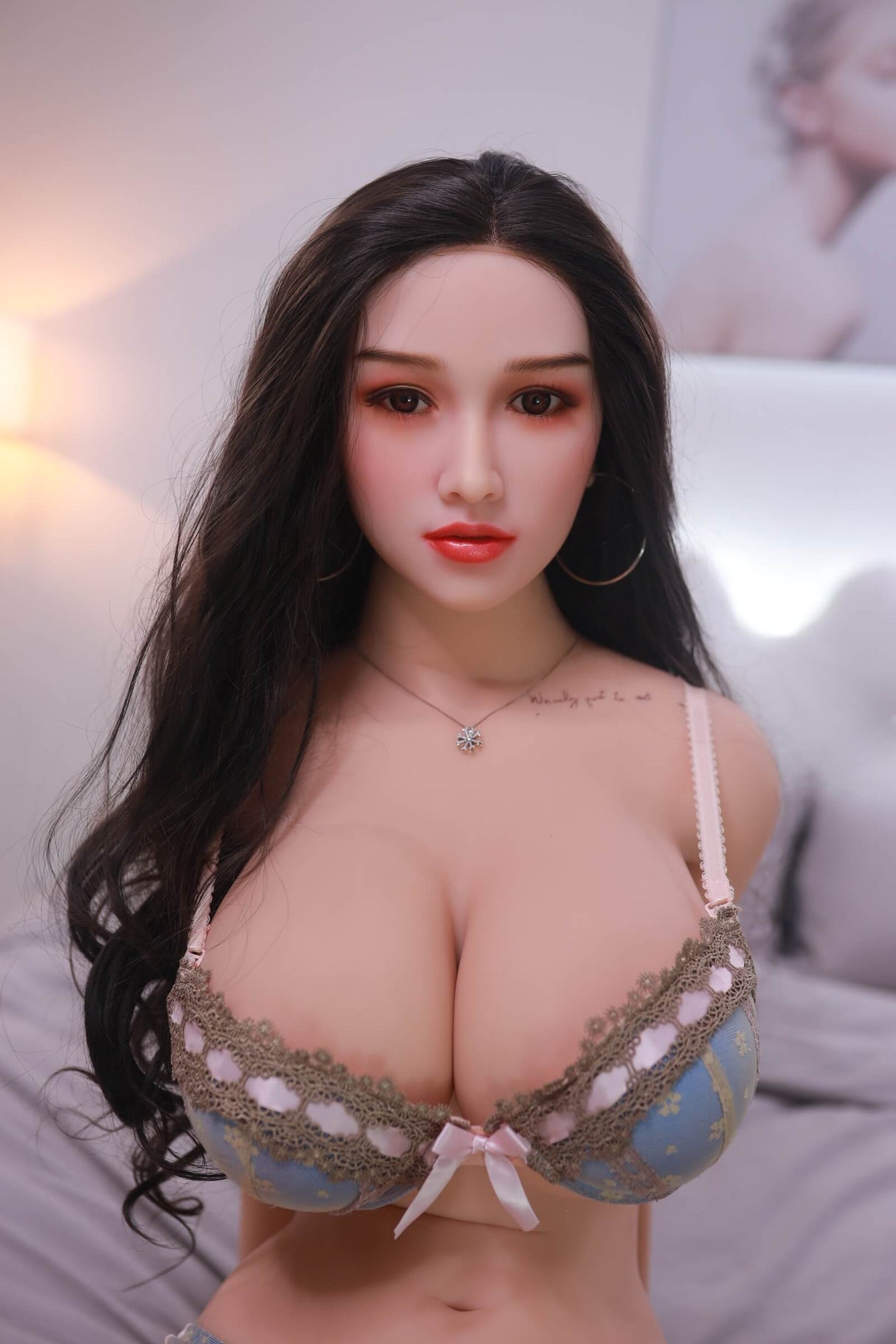 Emily: JYDoll 157cm D-Cup Realistic Silicone Head TPE Body Sex Doll Sex Doll Queen Emily: JYDoll 157cm D-Cup Realistic Silicone Head TPE Body Sex Doll Sex Doll Queen