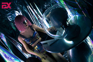 Jie - Cyberpunk (Full Silicone): EX Doll Asian Sex Doll (RealClone)