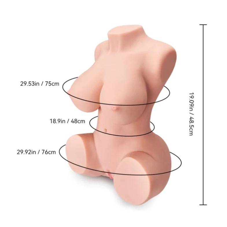 Britney Fair 2.0: Tantaly Sexpuppen-Torso mit großen Brüsten (Lieferung in 5–7 Tagen)