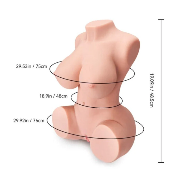 Britney Fair 2.0: Tantaly Sexpuppen-Torso mit großen Brüsten (Lieferung in 5–7 Tagen)